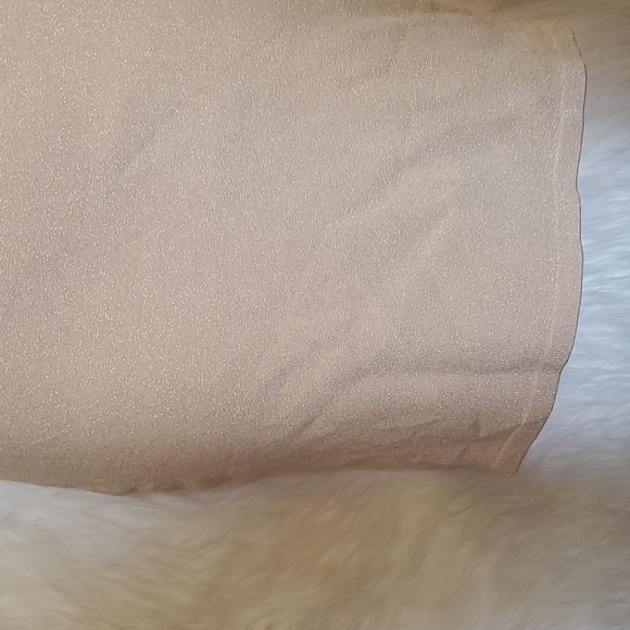 GUESS Marciano Metallic Blush Pink Bandage Skirt - Size S, Small - Picture 3 of 8